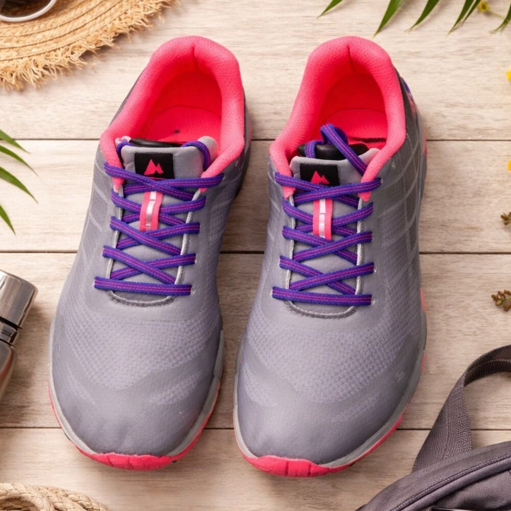 MERRELL Bare Access Women's Trail Running Shoes Size 6 Gray / Pink MY58620